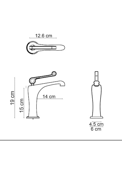 Fa-6011 Krom Lavabo Bataryası Renkli