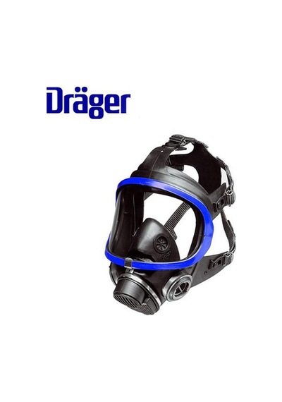 Drager X-Plore 5500 Epdm/Pc Tam Yüz Maskesi Mavi Renk