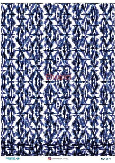 Diamond Pirinç Dekopaj Kağıdı - 2671