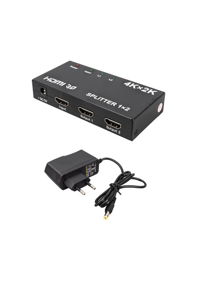 Ayt Fully G-538f 2 Port Hdmi Splitter Dağıtıcı 2 Li Hdmi Çoklayıcı