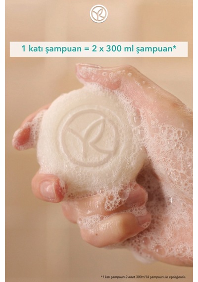 Yves Rocher Yumuşatıcı Katı Şampuan - Normal Saçlar / Douceur- Sls,sles İçermez,tuzsuz, Vegan-60 Gr 60 Ml