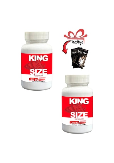 King Size Erkek Dstklyci 30lu X 2 Ad.+ Özel Kayganlaştırıcı Jelle