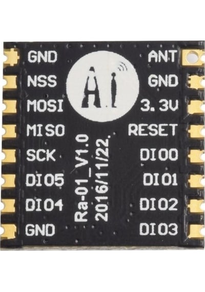 433mhz Lora Ra-01 Kablosuz Haberleşme Modülü 433 Mhz Sx1278 Transceiver Uzun Mesafe 0.5km/10km Su