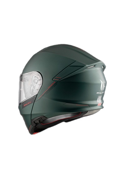 Mt Genesis Sv A2 Çene Açılır Kask Mat Yeşil