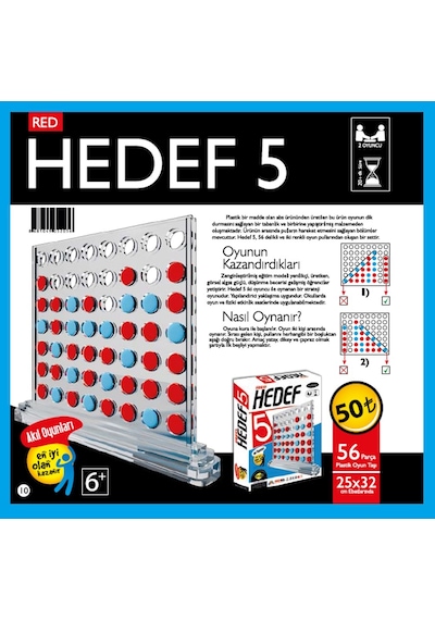 Hedef 5 Akıl ve Zeka Oyunları Okul Eğitici Oyun Seti Eğitici Zeka