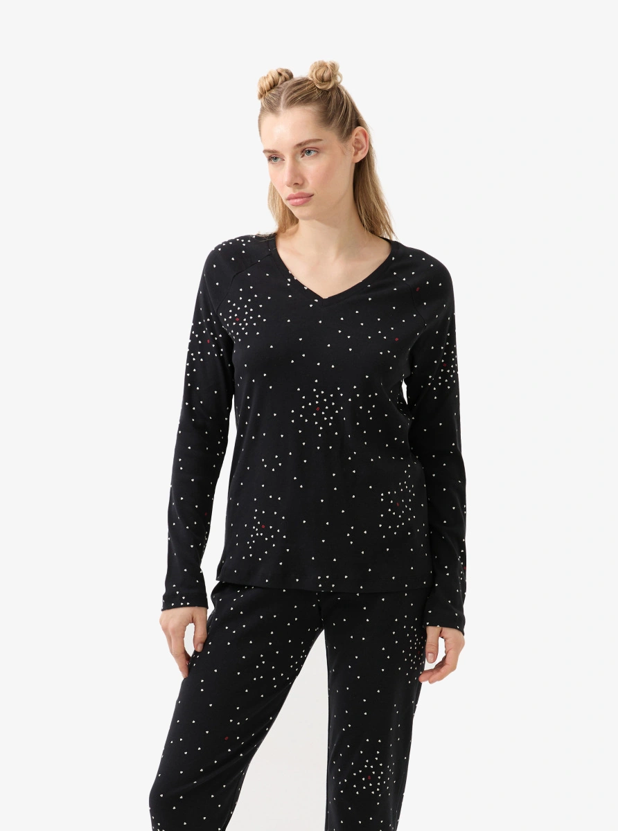 Blackspade Kadın Pijama Takımı 51944 - Baskılı Desenli