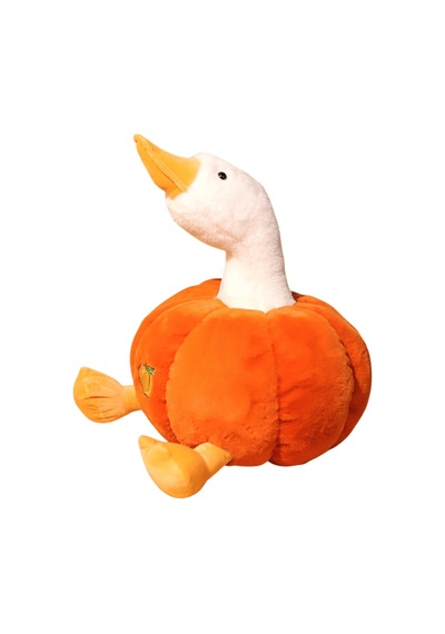 Balkabağı Ördek Peluş Oyuncak 75 Cm Turuncu 4597