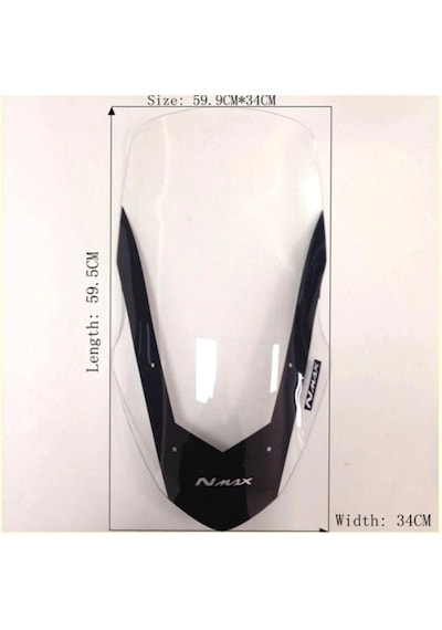 Yamaha Nmax 155 Uzun Tur Camı Şeffaf