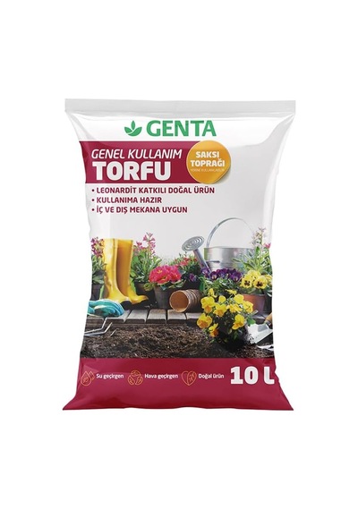 Genta Genel Kullanım Torfu Saksı Toprağı 10 Lt Diğer