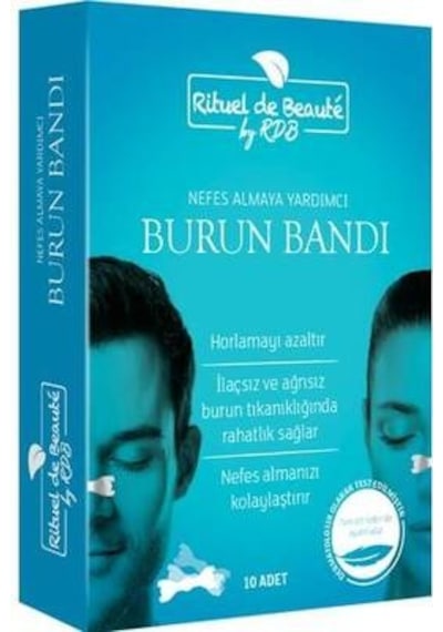 Rituel De Beaute Nefes Almaya Yardımcı Burun Bandı 10'lu x 8 Paket Rituel De Beaute Nefes Almaya Yardımcı Burun Bandı 10'lu x 8 Paket