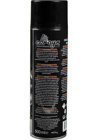 Ebrayn Lastik Parlatıcı Gaz Sprey 500Ml