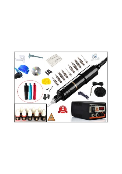 Xl-5338A Hybrıd Black Tattoo Pen Kalıcı Makyaj Makinası Seti