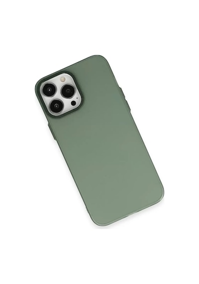 Newface Apple İphone 14 Pro Max Kılıf Modos Metal Kapak - Koyu Yeşil