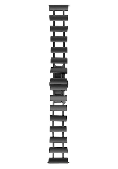 Zore Galaxy Watch 46mm Uyumlu Clo- Krd-96 22mm Metal Kordon-siyah