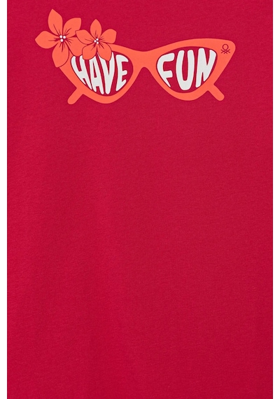 United Colors Of Benetton Kız Çocuk T Shirt 3jerc10pb Fuşya Fuşya