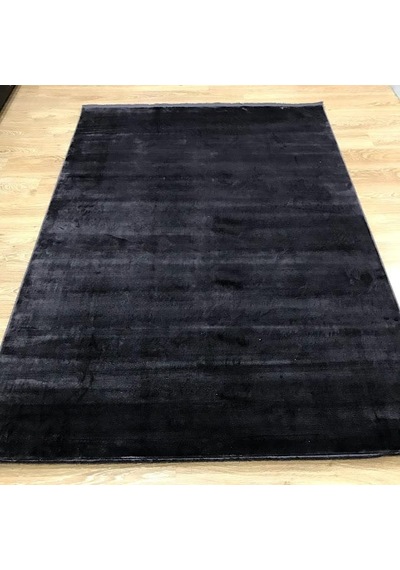 Hoom Rugs Rome 6030 Antrasit Düz Modern Salon Halısı Antrasit