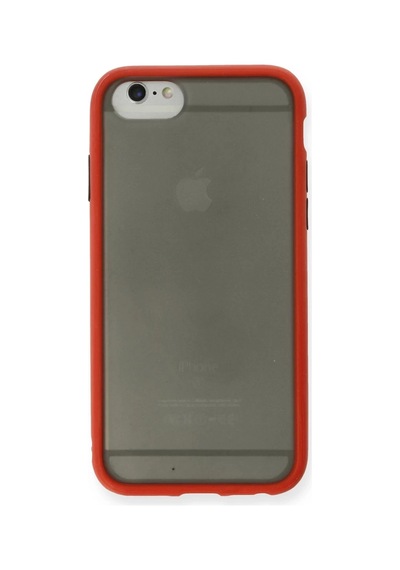 Apple Uyumlu iPhone 6 Uyumlu Kılıf Montreal Silikon Kapak - Kırmızı