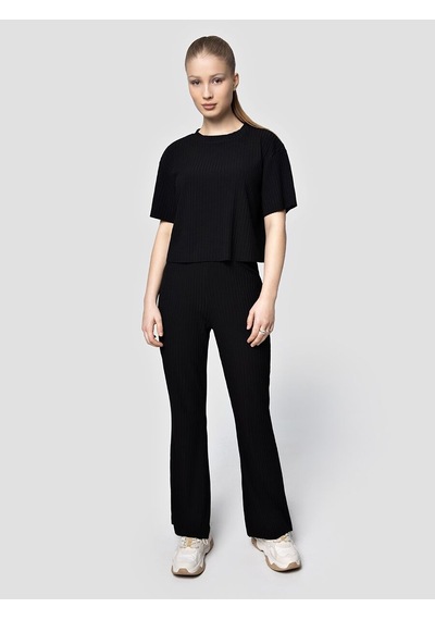 LOFT Long Crop Kadın Tshirt K.kol Lf2032436 Q1.v1 Siyah