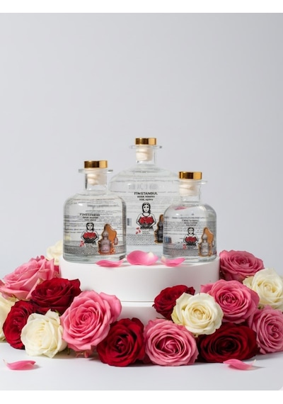 Fimstanbul İlk Sıkım %100 Saf Doğal Gül Suyu 150 Ml Rose Water - Cam Şişe Yaprak Taneli