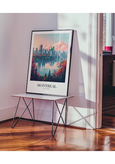 Çerçevesiz Poster Montreal Sonbaharın Büyüsü