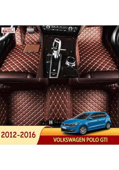 Volkswagen Polo Gti 2012-2016 Havuzlu Suni Deri Oto Paspas