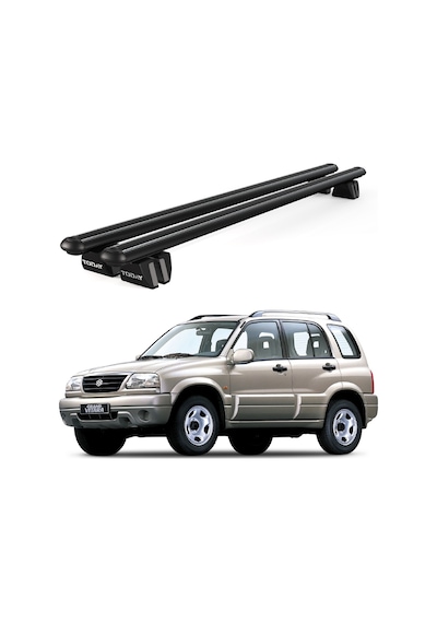 Pençe Suzuki Grand Vitara 5d 1999-2005 Uyumlu Siyah Ara Atkı Port Bagaj Tavan Barı