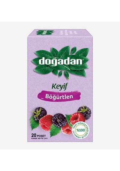 Doğadan Bitki Çayı Böğürtlen 20 'li 24'li Paket
