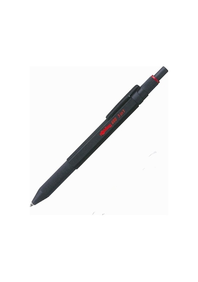 Rotring 600 Siyah Multipen Üç Fonksiyonlu Kalem