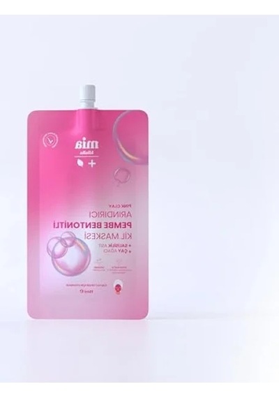 Bentonitli Pembe Kil Maskesi - Siyah Nokta Karşıtı Ve Gözenek Sıkılaştırıcı