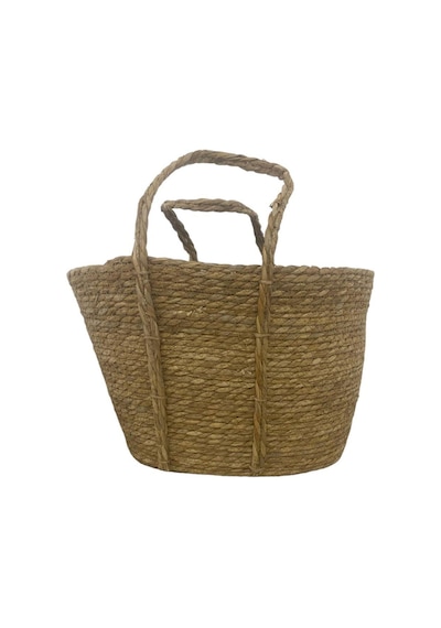 T. Concept Dekoratif Rattan Hasır Sepeti, Çok Amaçlı Düzenleme, Saklama, Sepeti 42 X 27