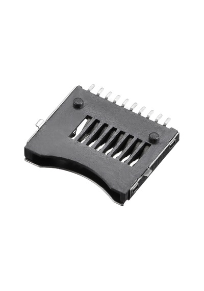 Micro Sd Kart Soketi Hafıza Kartı Microsd Kart Bellek Yaylı Kart Algılayıcı 8 + 2 Pin Konnektör