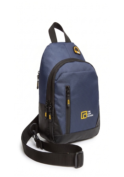 Esvelans Unisex Çapraz Askılı Göğüs Ve Omuz Çantası Body Bag İkili Set Haki - Lacivert