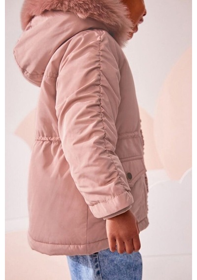 Next Baby Kız Çocuk Kışlık Parka Mont Pembe