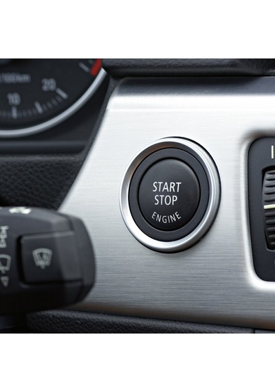 Bmw 3 Serisi E90 2005-11 Start Stop Basma Düğmesinin Kapağı Siyah