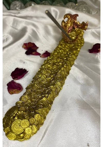 Ejderha Dragon Para Bereket Çubuk Tütsülük Gold