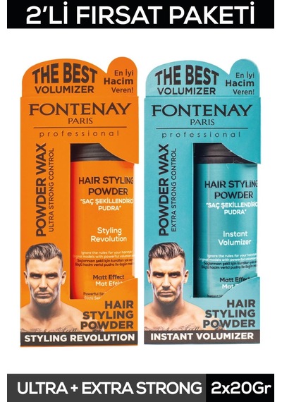 Fontenay Saç Şekillendirici Pudra Toz Wax Mat Effect Ve Ultra Strong 20gr
