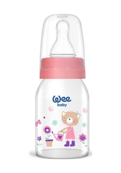 Wee Baby Klasik Cam Biberon Pembe 125Ml 877