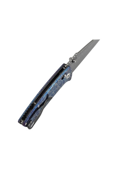 Kansept Main Street Yıldırım Çarpması Kaplamalı Titanyum Sap Damascus Çelik Çakı K1015v6 Kum