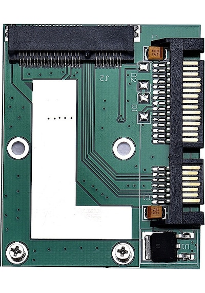 5137 Msata Mini Sata Ssd To Sata Çevirici Dönüştürücü Adaptör