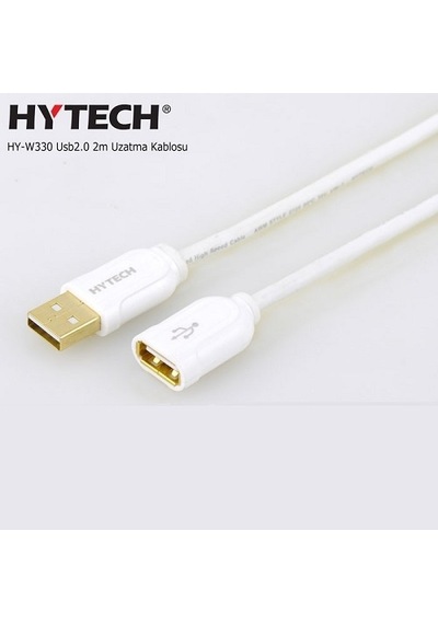 Hytech Usb 2Metre Hy-W330 Usb 2.0 Uzatma Kablosu 24K Altın Kaplam