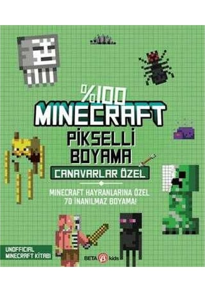 %100 Pikselli Boyama Canavarlar Özel