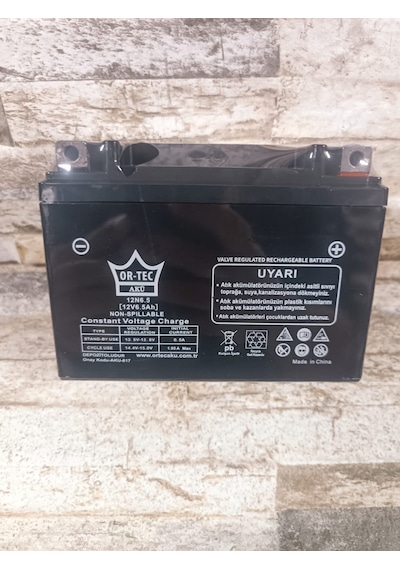 Ortec 12n6.5 12v 6.5ah Motosiklet Aküsü 2025