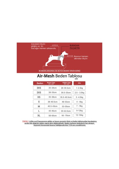 Air-Mesh Küçük ve Orta Irk Kedi Köpek Göğüs Tasması - Yumuşak, Nefes Alabilir, Dayanıklı SİYAH L
