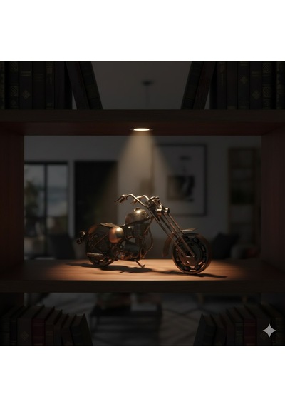Metal El İşçiliği Motorsiklet Orta Boy
