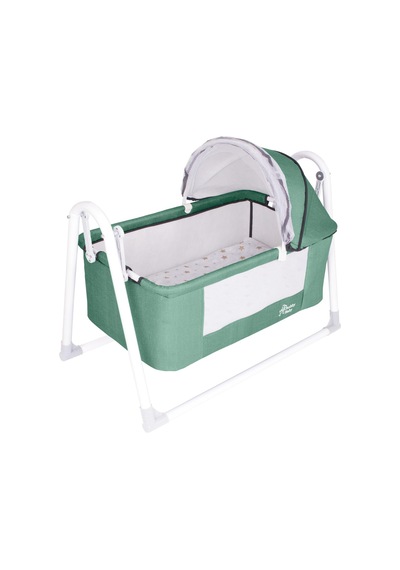 Chubby Baby First Class Portatif-keten Tenteli Sepet Beşik Silinebilir Kumaş Yeşil