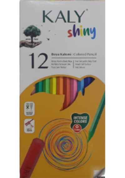 Silka Kaly Shiny 12 Renk Boya Kalemi