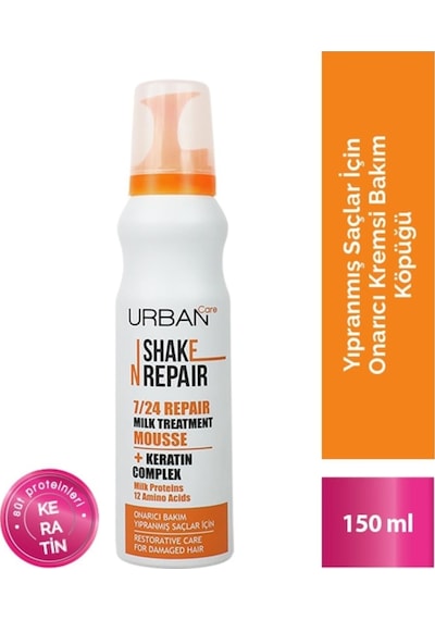 Urban Care Shake N Repair 7/24 Milk Treatment Yıpranmış Saçlar İçin Onarıcı Bakım 150 ML