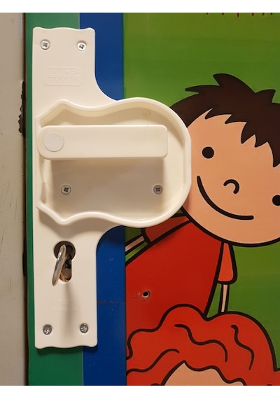 Bariyerli Ve Güvenli Kırılmaz Kapi Kolu Turuncu Ayna