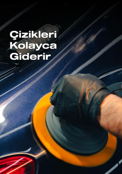 Kuzu Yünü Polisaj Keçesi/pedi Lite-ağır Çizik Giderici-150mm-kuzu