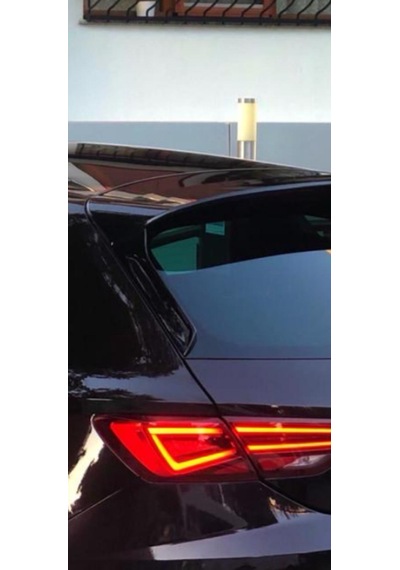 Seat Leon 2013-2020 Spoiler + Spoiler Çıtası Plastik Boyasız Set